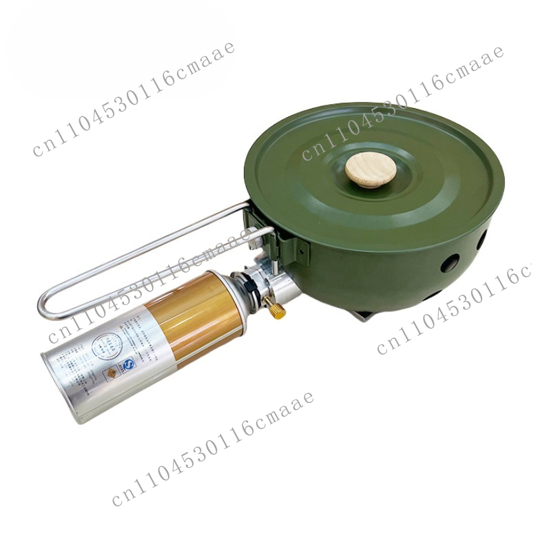 Camping Cooking Gas Stove Portable Tool - ポータブル屋外カセットストーブ一体型ポット一体型ストーブキャンプ旅行ピクニックポットガスポットアウトドアクッキング