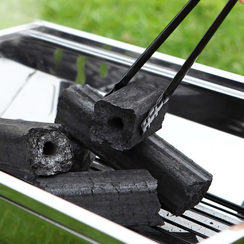 Camping Cooking Grill - 28 センチメートルバーベキュー炭トング人間工学に基づいた耐熱多目的金属ハンドルグリル食品クリップ屋外キャンプ調理ツール