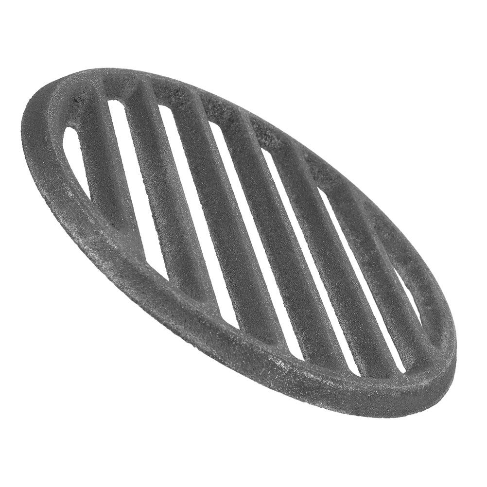 Camping Cooking Grill - 鉄製BBQグリル網、炭火焚き火台グリル網、屋外調理、裏庭キャンプ用、13cm鋳鉄製調理網