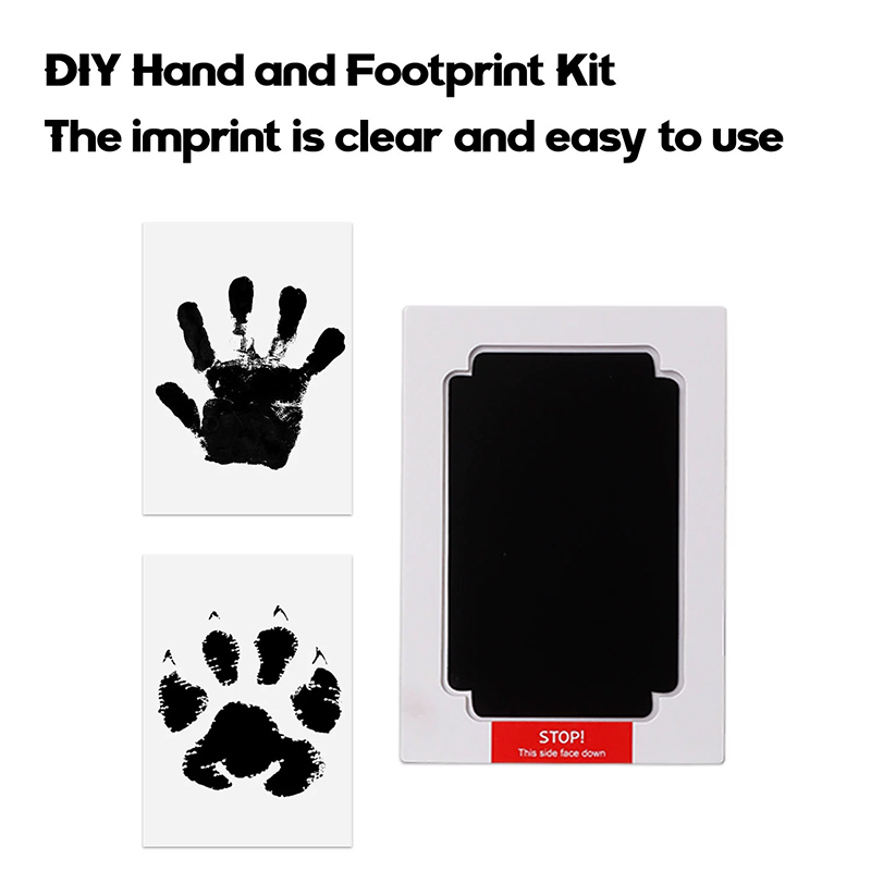 Camping Cooking Kit - 無毒ベビー手形足形インクパッドペット犬猫足跡キット清潔タッチ汚れなし家族記念品新生児お土産ギフト