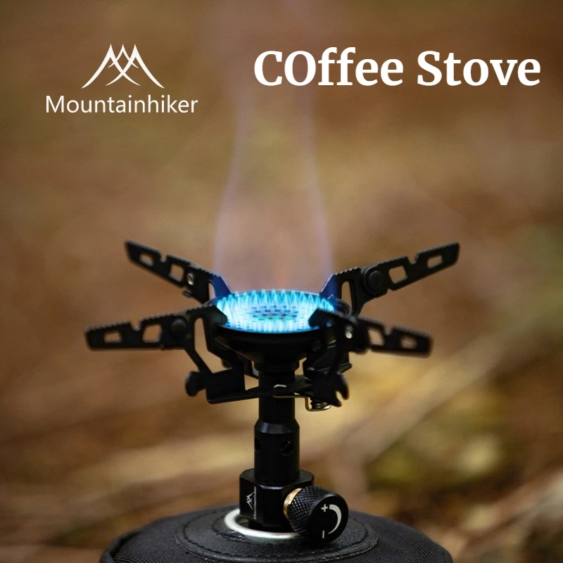 Camping Cooking Gazebo - MOUNTAINHIKER アウトドア 3300W ハイパワーガスストーブ キャンプ用 ブラック