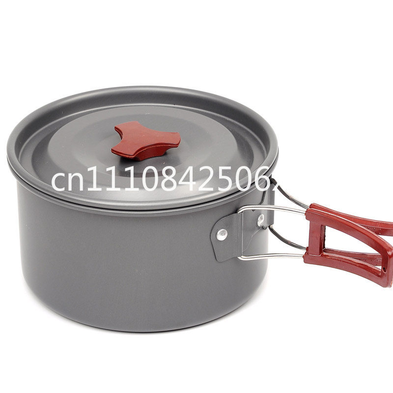Camping Cooking Equipment Electric - アウトドア用鍋とフライパン ポータブルキャンプ用調理器具 カセットコンロセット 鍋とケトル 調理器具 装備と備品