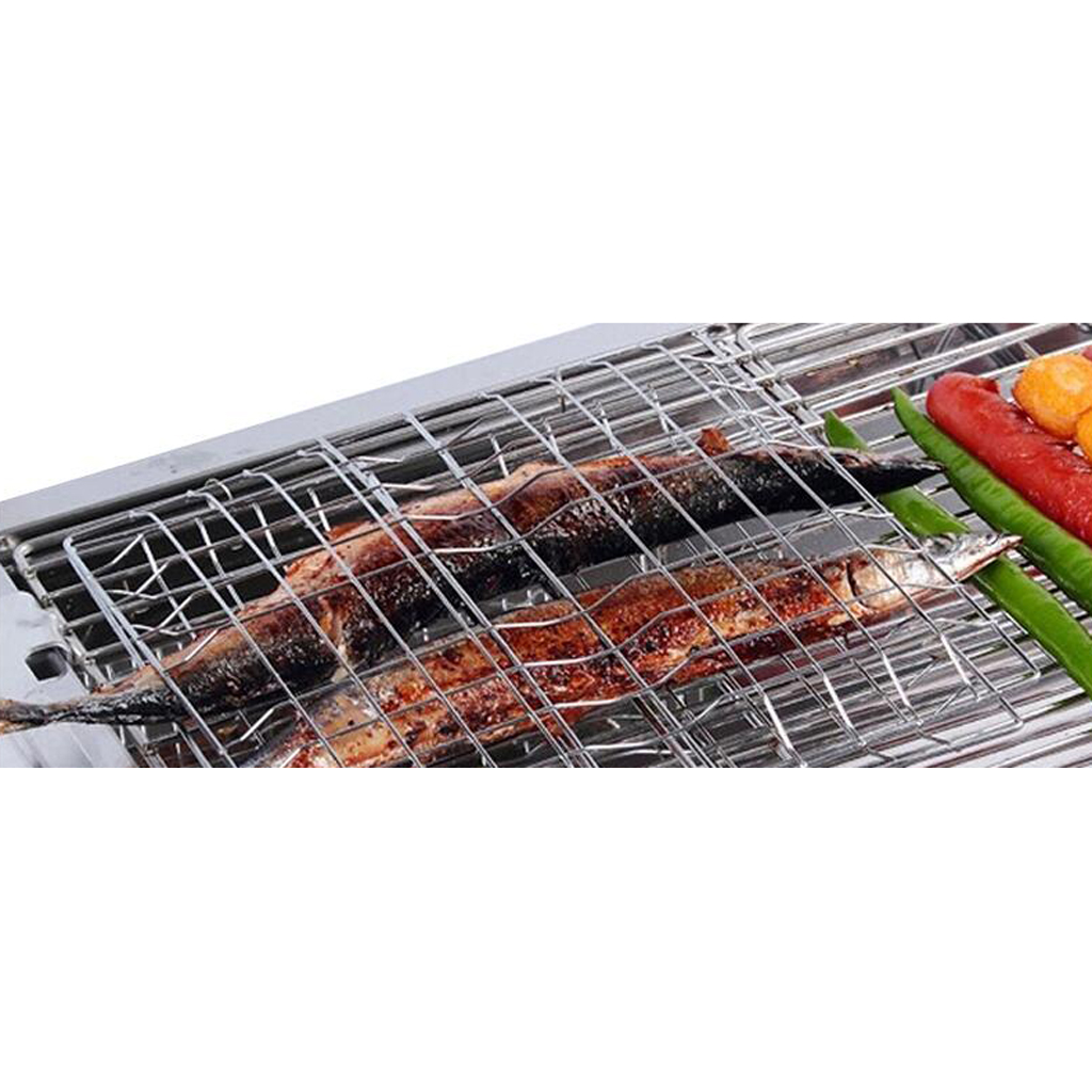 Camping Cooking Grill - 高品質BBQバスケット バーベキューグリルアクセサリー ワイヤーネットツール アウトドアクッキンググリルセット キャンプ用
