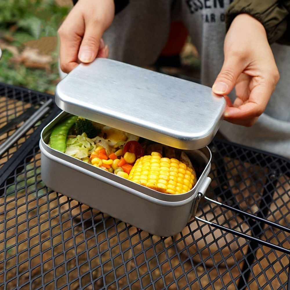 超軽量食器 キャンプ調理器具 ランチボックス 調理鍋 ピクニ - Camping Cooking Pot のレビューと価格