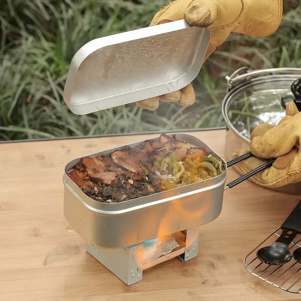 超軽量食器 キャンプ調理器具 ランチボックス 調理鍋 ピクニ - Camping Cooking Pot のレビューと価格
