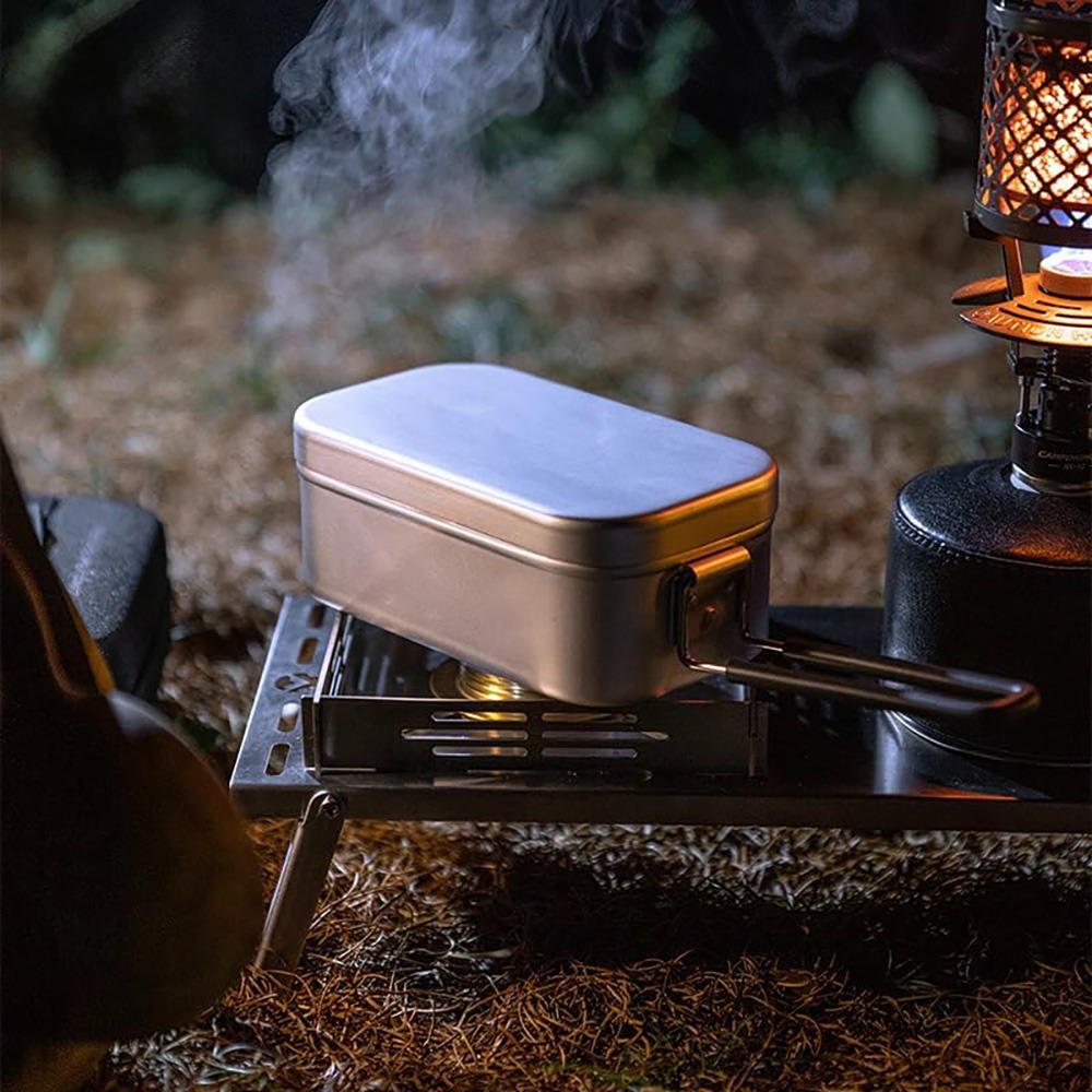 超軽量食器 キャンプ調理器具 ランチボックス 調理鍋 ピクニ - Camping Cooking Pot のレビューと価格