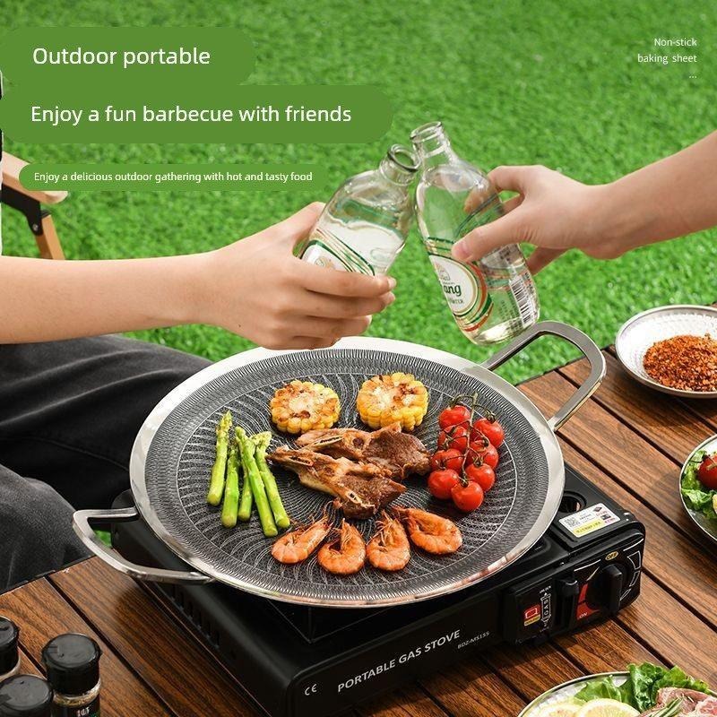 316ステンレス鋼多機能調理BBQグリルパン、キャンプ、家庭 - Camping Cooking Grill のレビューと価格