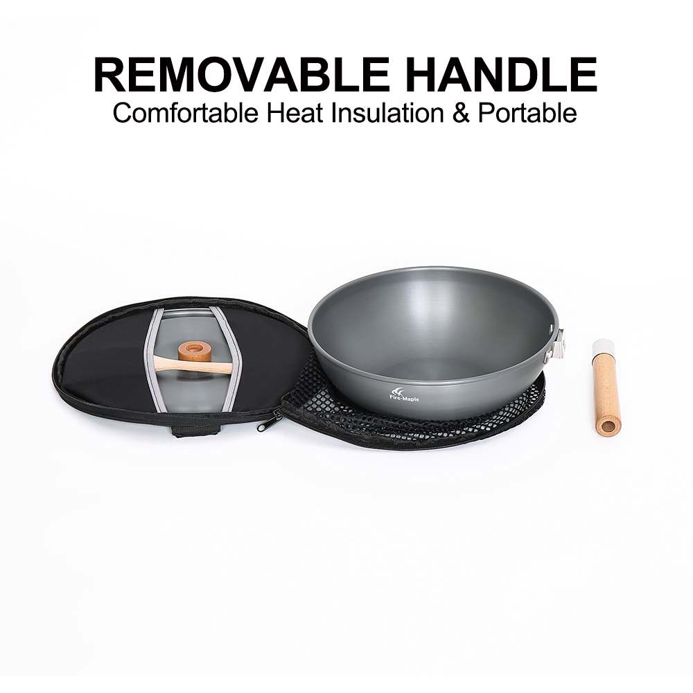 Fire-Maple キャンプ中華鍋 軽量フライパン シチュ - Camping Cooking Equipment Bag のレビューと価格