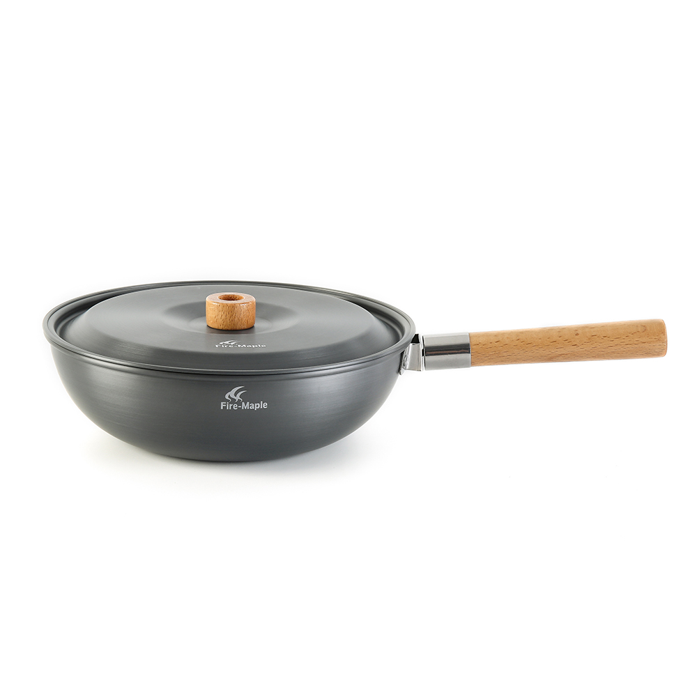Fire-Maple キャンプ中華鍋 軽量フライパン シチュ - Camping Cooking Equipment Bag のレビューと価格