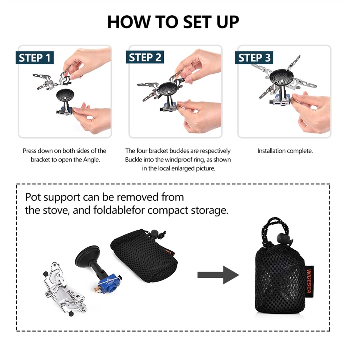 ABJV アウトドアキャンプ用ガスバーナー 3300W イグ - Camping Cooking Gazebo のレビューと価格
