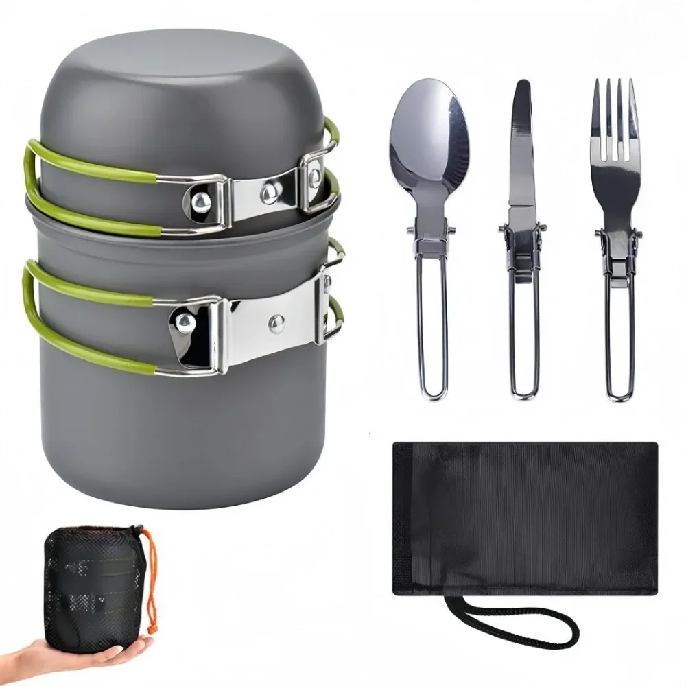 ポータブル調理器具キャンプクッキングセット屋外ノーディズアル - Camping Cooking Equipment Bag のレビューと価格