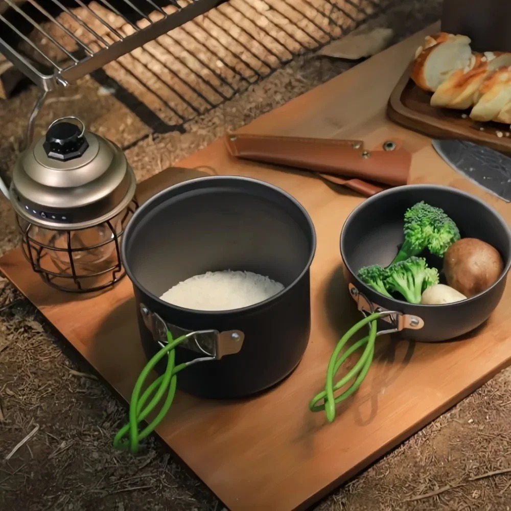 ポータブル調理器具キャンプクッキングセット屋外ノーディズアル - Camping Cooking Equipment Bag のレビューと価格