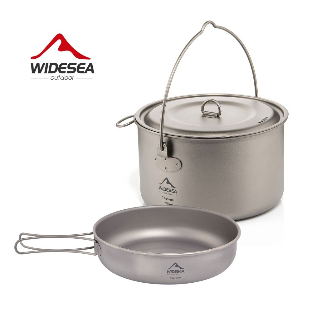 キャンプ用食器チタン調理器具セット観光大釜屋外調理鍋フライパ - Camping Cooking Kit のレビューと価格