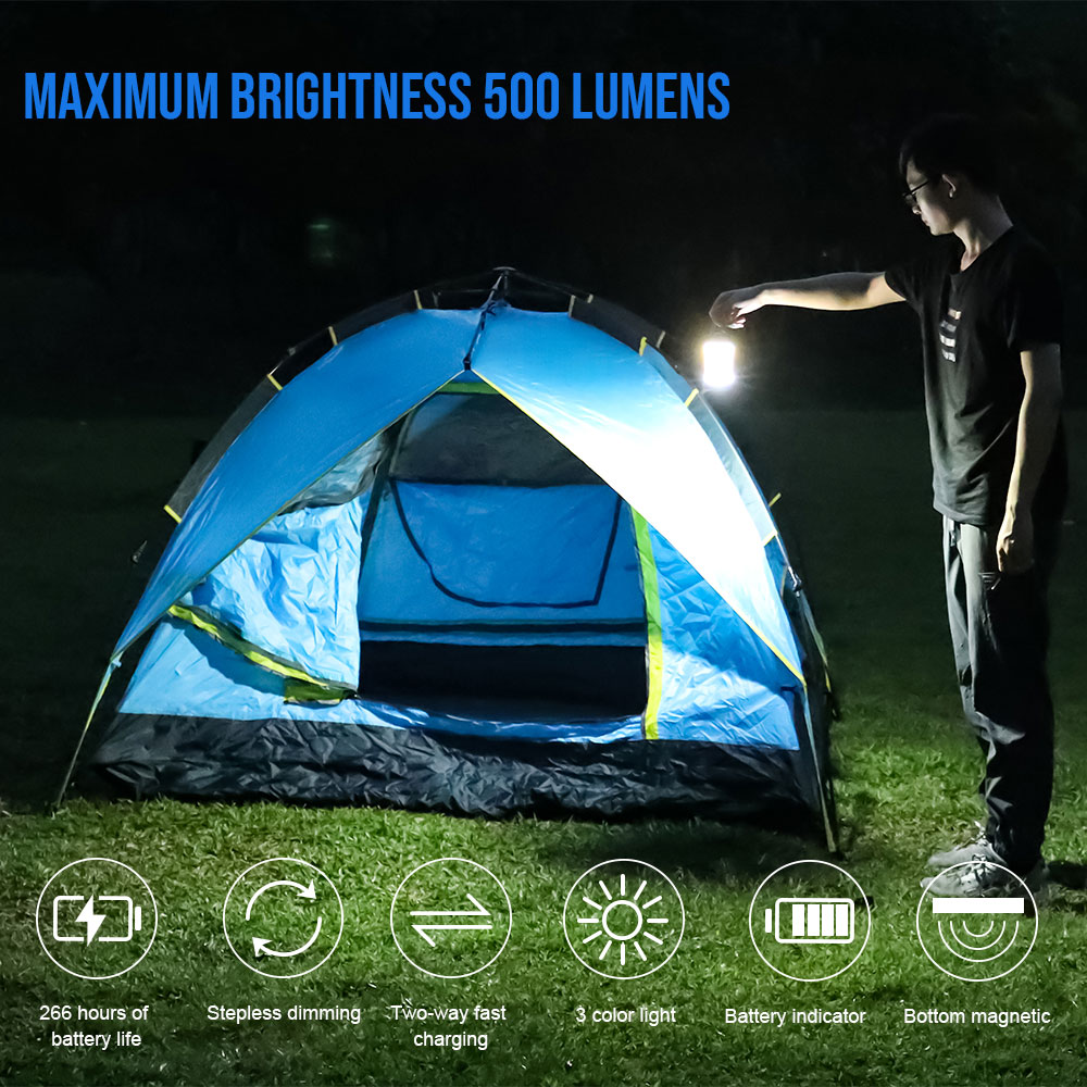 Trustfire-USB充電式LEDキャンプライト、内蔵2 - Camping Cooking Tent のレビューと価格