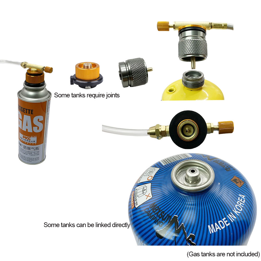 屋外ガスストーブ詰め替えアダプター、キャンプ用ガスタンクファ - Camping Cooking Butane のレビューと価格