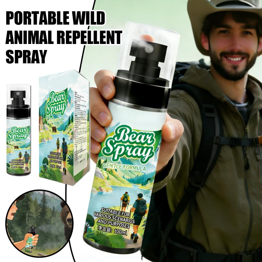 100ml野生動物忌避スプレー安全ロック付きクマ・犬抑止ペッ - Camping Cooking Oil のレビューと価格