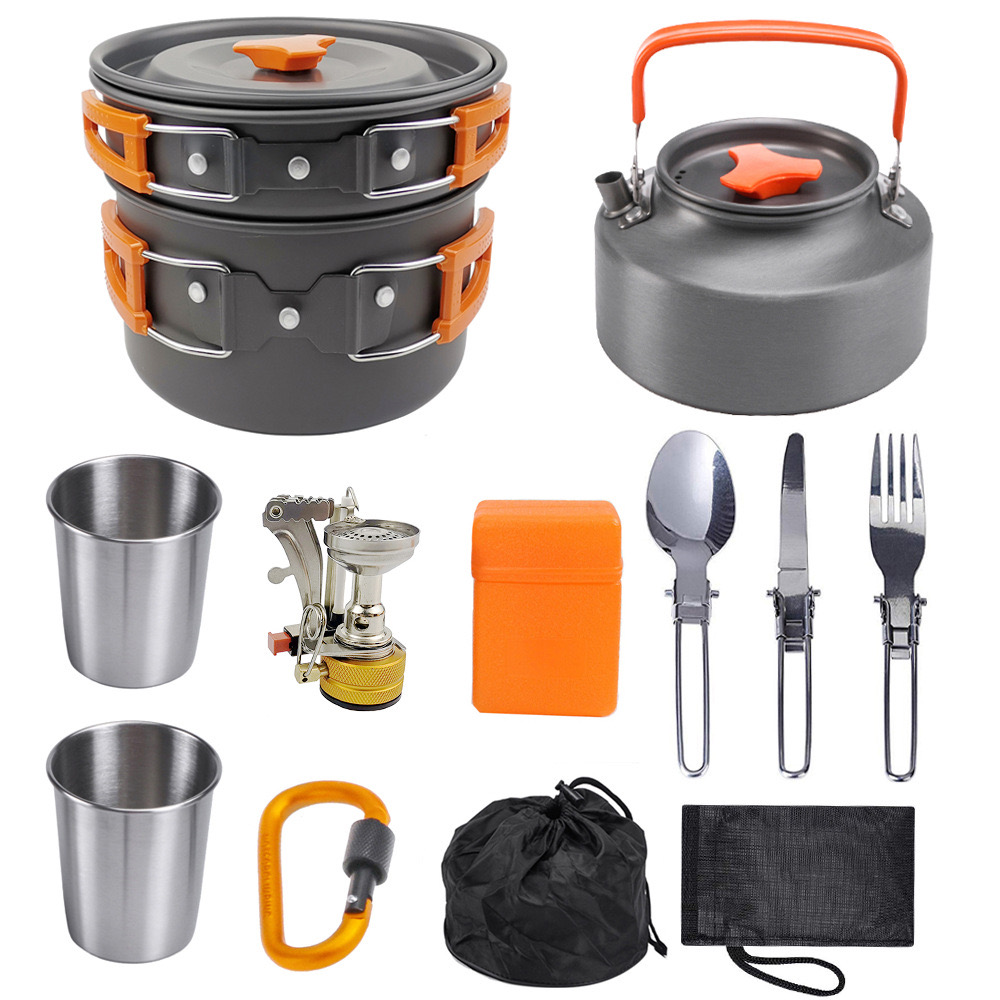 アウトドア キャンプ クッキングセット アウトドア 水沸かし - Camping Cooking Vegetables のレビューと価格
