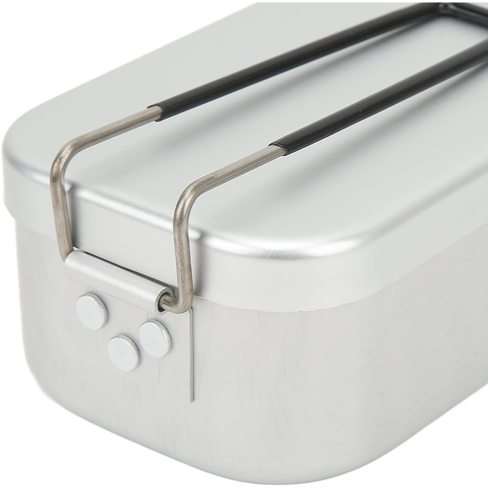 800 ミリリットルアルミ弁当箱屋外キャンプ調理器具食器折り - Camping Cooking Kit のレビューと価格