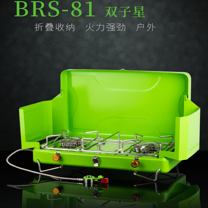 AOLIVIYA ポータブルデュアルストーブ BRS-81  - Camping Cooking Gas Stove Portable Tool のレビューと価格