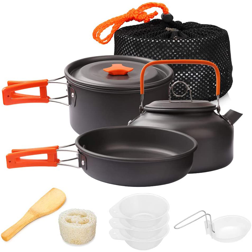 1 ピース/1 セットキャンプ調理器具キット屋外調理セットア - Camping Cooking Kit のレビューと価格