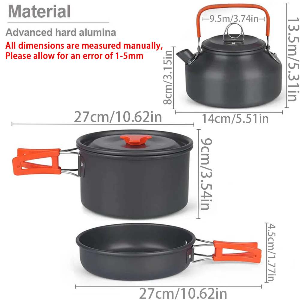 1 ピース/1 セットキャンプ調理器具キット屋外調理セットア - Camping Cooking Kit のレビューと価格