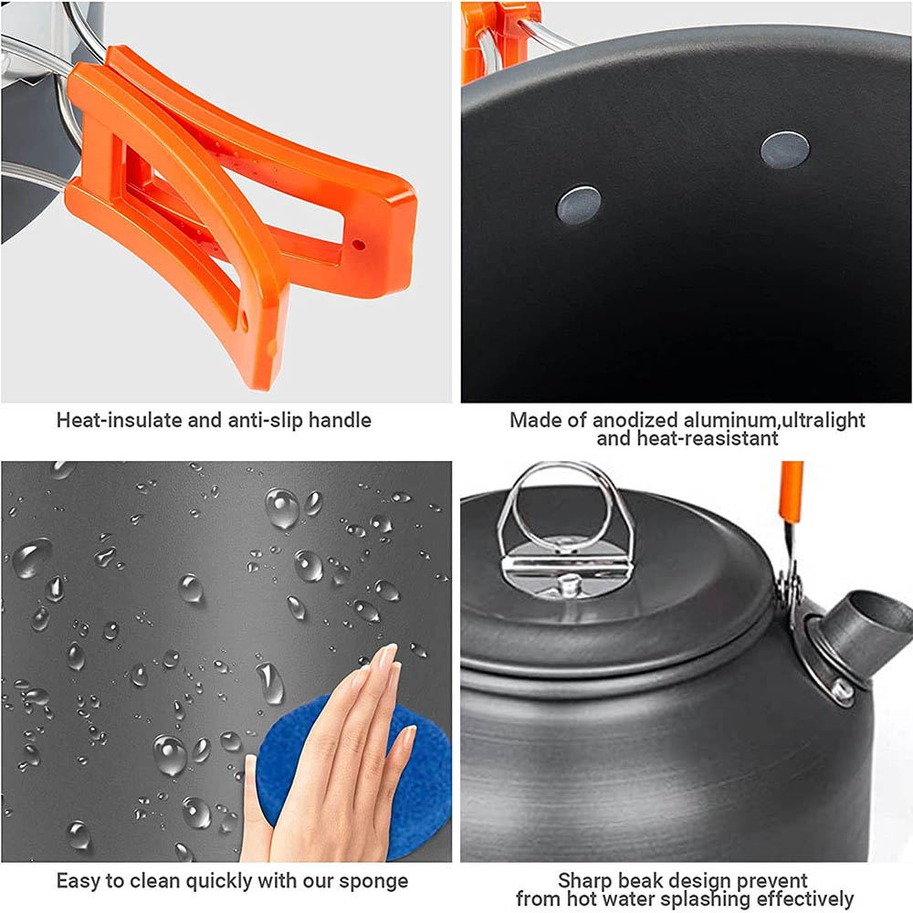 1 ピース/1 セットキャンプ調理器具キット屋外調理セットア - Camping Cooking Kit のレビューと価格