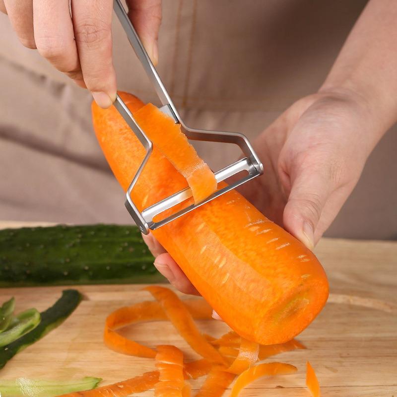 プレミアムダブルブレード野菜ピーラー 防錆ステンレススチール - Camping Cooking Vegetables のレビューと価格