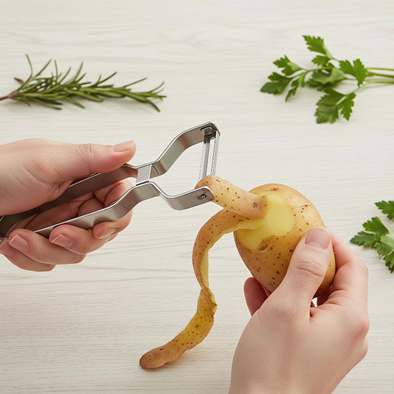 プレミアムダブルブレード野菜ピーラー 防錆ステンレススチール - Camping Cooking Vegetables のレビューと価格