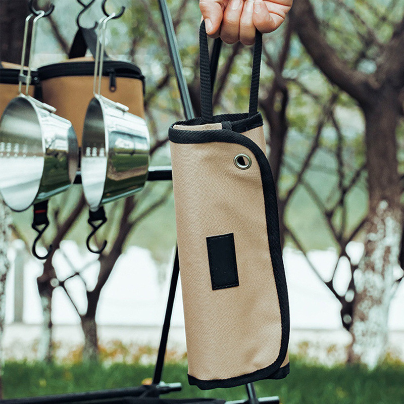 ポータブル屋外用カトラリー収納バッグ、ステンレス製カトラリー - Camping Cooking Equipment Bag のレビューと価格