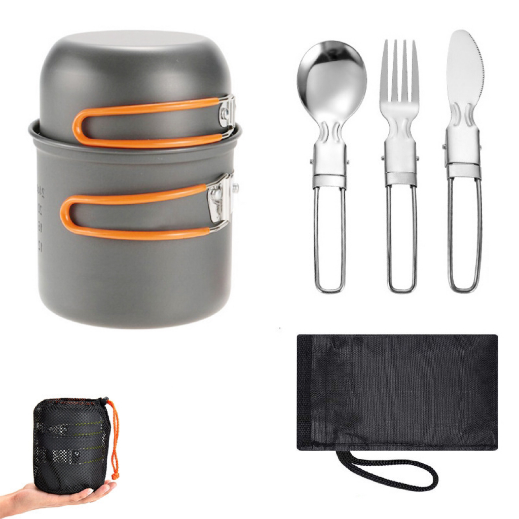 屋外旅行用調理器具キット,超軽量調理器具セット,ピクニックや - Camping Cooking Equipment Bag のレビューと価格
