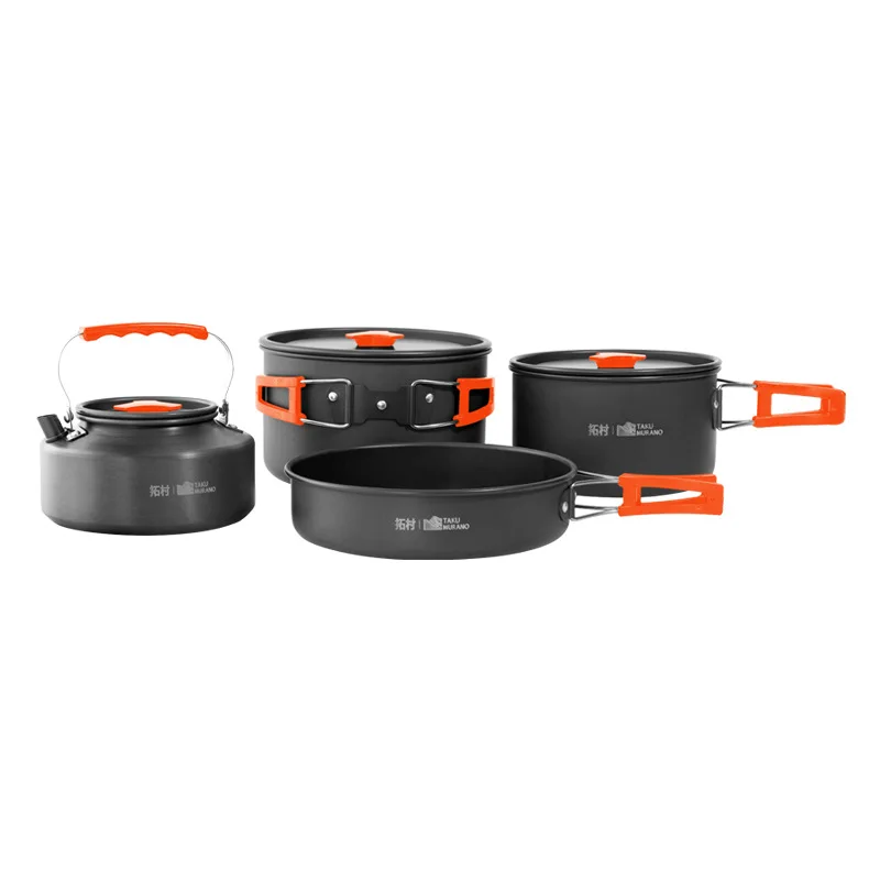 キャンプ調理器具セットアウトドアクッキング超軽量アルミポット - Camping Cooking Kit のレビューと価格