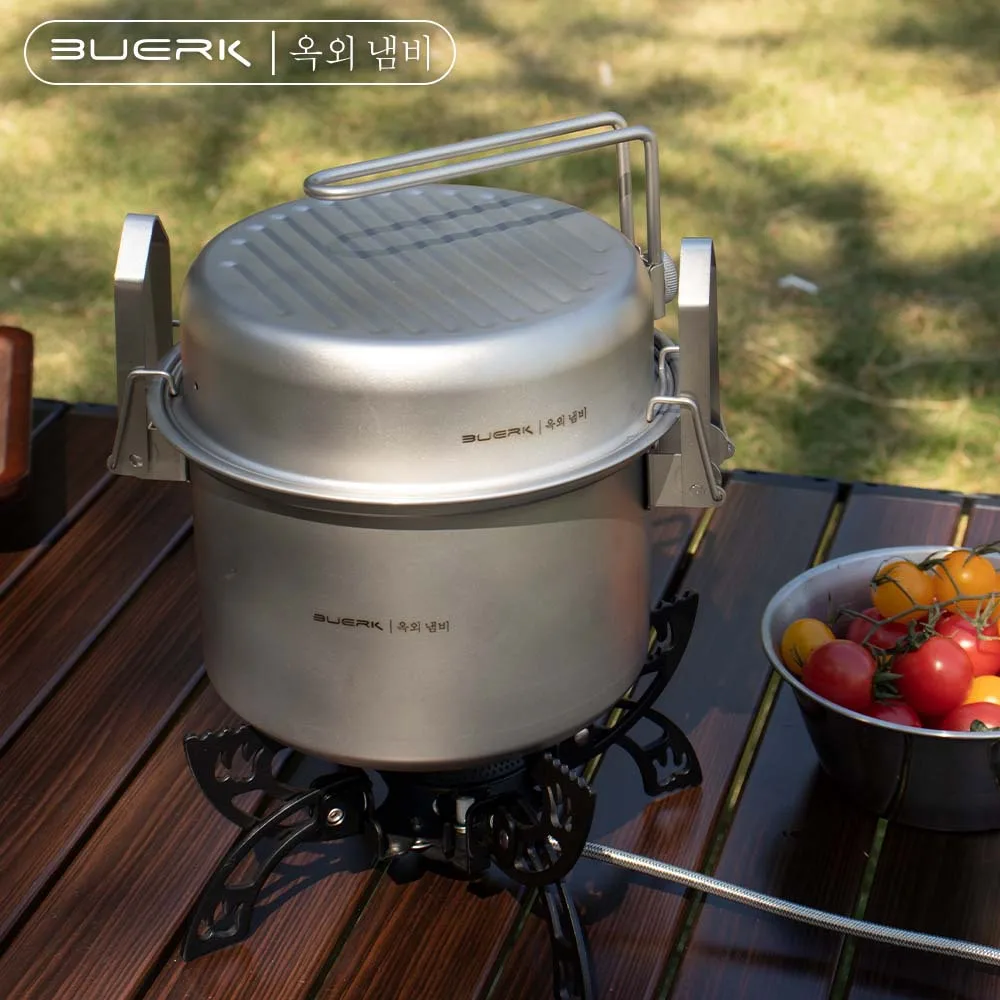 304ステンレス鋼のマイクロプレッシャークッカー、蒸し鍋とフ - Camping Cooking Pot のレビューと価格