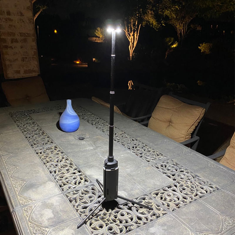 ポータブル伸縮式LEDワークライト、USB充電式、キャンプラ - Camping Cooking Tent のレビューと価格