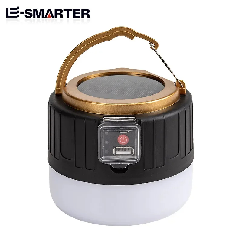 ソーラー LED キャンプランタン USB 充電式ポータブル - Camping Cooking Tent のレビューと価格