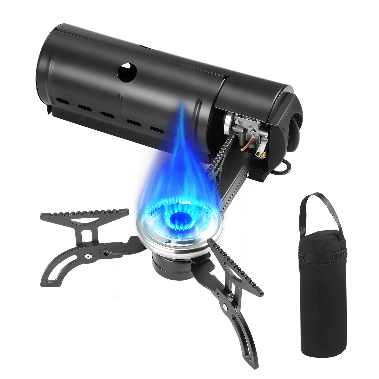 2800 ワットポータブル折りたたみストーブキャンプガススト - Camping Cooking Gas Stove Portable Tool のレビューと価格