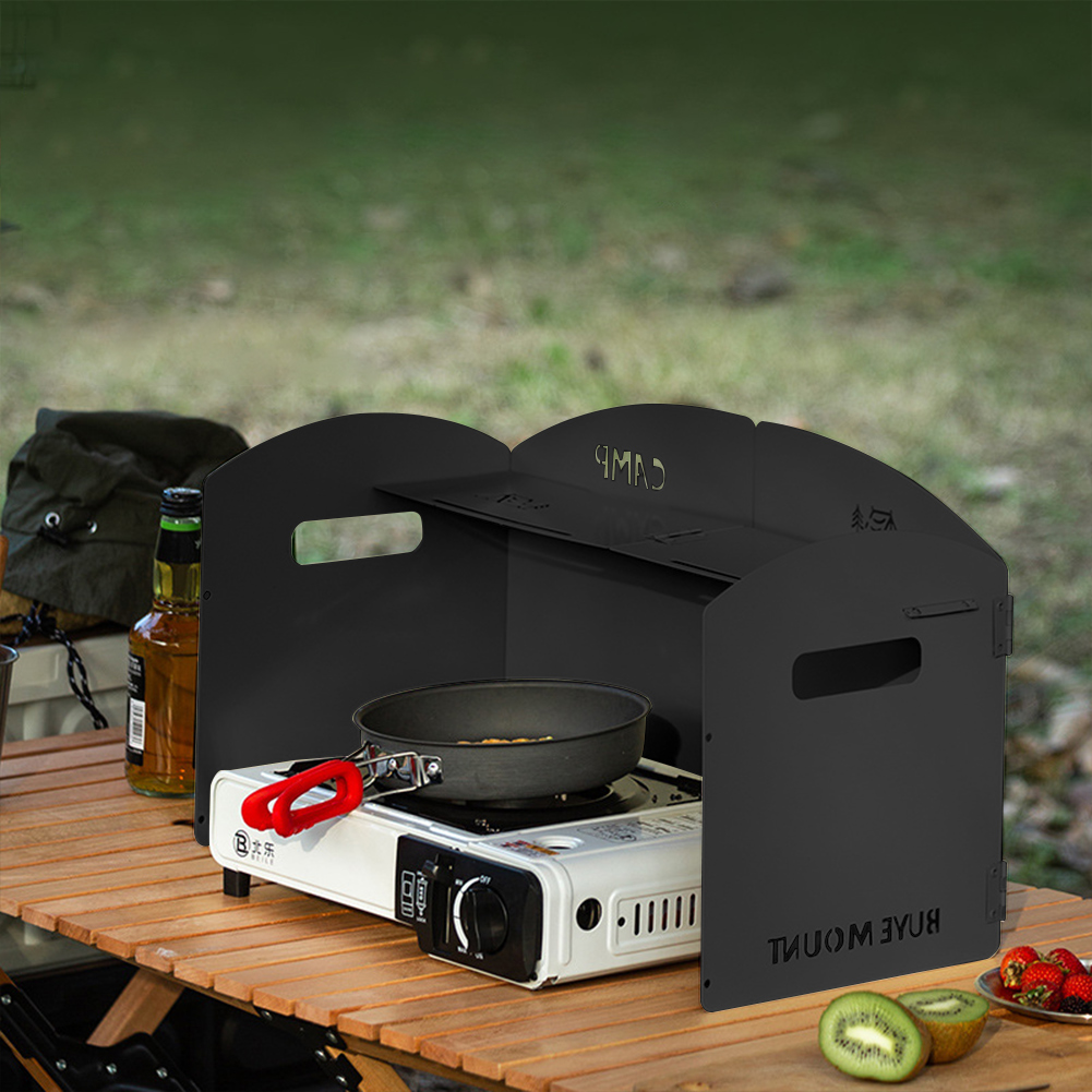 折りたたみ式キャンプガスストーブフロントガラス収納層付きガス - Camping Cooking Gazebo のレビューと価格