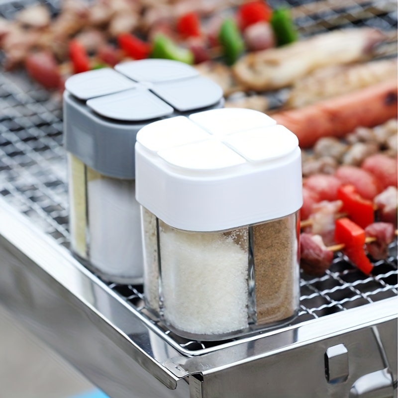4in1 キャンプ調味料シェーカー 多目的スパイスジャー 蓋 - Camping Cooking Oil のレビューと価格