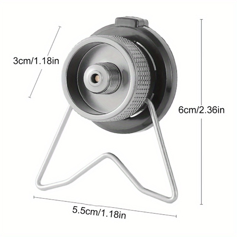 1 ピース/2 ピースポータブルガスストーブアダプターアルミ - Camping Cooking Gas Stove Portable Tool のレビューと価格