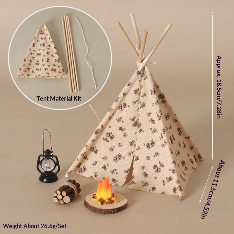 **1セット1/12ドールハウス屋外クッキングバーベキューシ - Camping Cooking Tent のレビューと価格