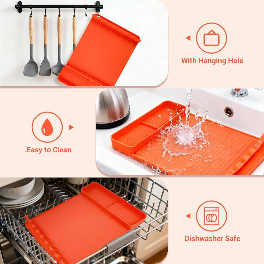 耐熱シリコングリルマット - 16x11.5インチ 滑り止め - Camping Cooking Grill のレビューと価格