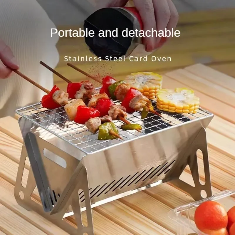 ポータブル折りたたみ式バーベキューグリル暖房ストーブ 多機能 - Camping Cooking Oil のレビューと価格