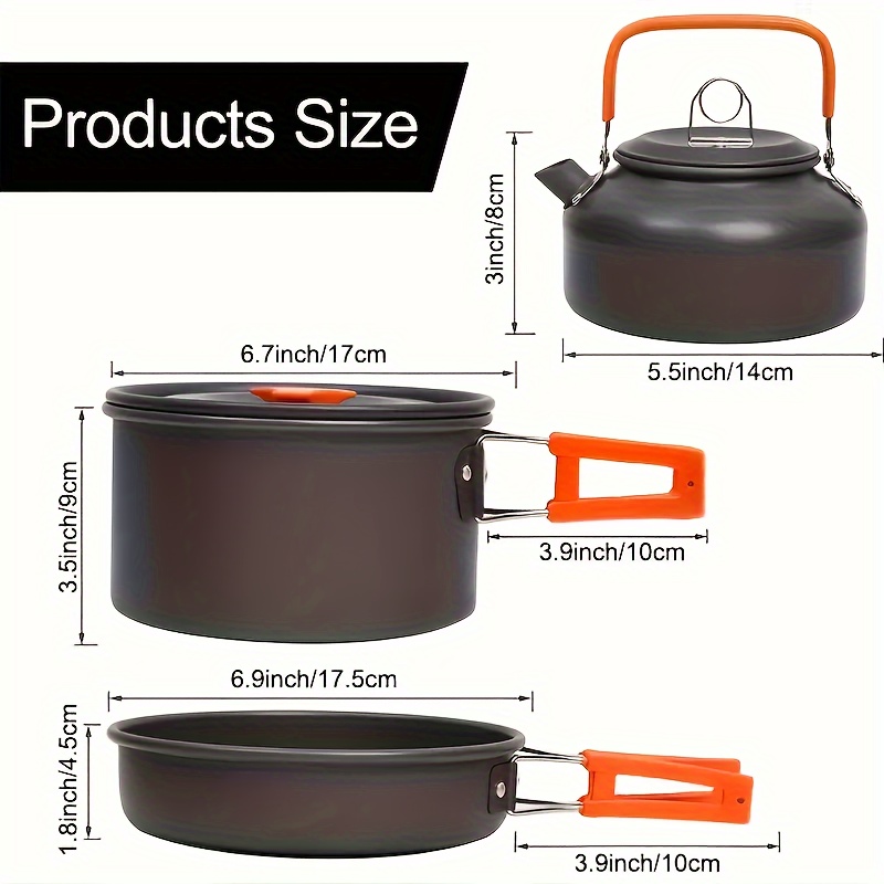 超軽量、耐久性があり、持ち運び可能な屋外用アルミニウム合金調 - Camping Cooking Equipment Bag のレビューと価格