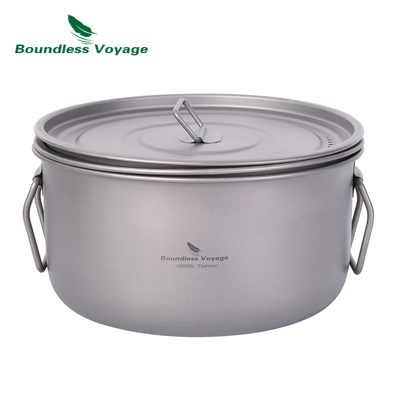 無限の航海-多機能調理鍋、チタン蒸し器、スープ鍋、蓋付きフラ - Camping Cooking Kit のレビューと価格